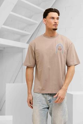 Off The Pitch Sacred T-Shirt Heren Beige - Maat S - Kleur: Beige | Soccerfanshop