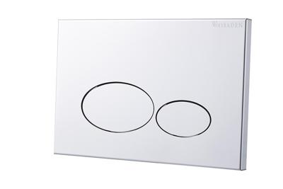 Wiesbaden Drukplaat X32 voor Inbouwreservoir Chroom