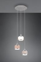 Trio 3-lichts hanglampKaprun rond Ø 29cm - 311630306 - thumbnail