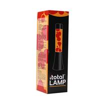 Itotal Lavalamp zwart/oranje/rood, 30cm - thumbnail