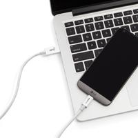 Amazon Basics USB-C to USB-A 3.1 Gen 2 Adapter Fast Charger Cable, 10Gbps High-Speed, USB-IF Certified, for Apple iPhone 15, iPad, Samsung Galaxy, Tablets, Laptops, 3 Foot, White - thumbnail