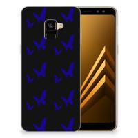 Samsung Galaxy A8 Plus (2018) TPU bumper Vlinder Patroon - thumbnail