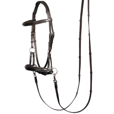 Harrys Horse Side Pull hoofdstel zwart maat:cob