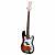 Fazley Classic Series FPB034 Sunburst 3/4-formaat elektrische basgitaar - thumbnail