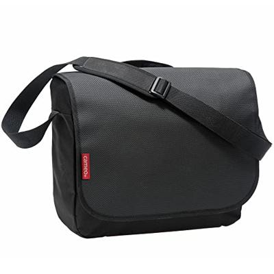 Newlooxs New looxs messenger cameo schoudertas - zwart, polyester, klittenband, 12l, 38x29x11cm, waterafstotend