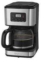 Clatronic ES 3643 Espressomachine met filterhouder Zwart, RVS 850 W Met kopverwarmer, Met melkopschuimer - thumbnail