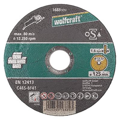 Wolfcraft Doorslijpschijf | Ø125 x 1,6 x 22,23 | 1 stuk - 1688999