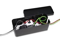 Max Hauri 126729 Kabelbox Rubber Zwart (l x b x h) 40 x 15.5 x 13.5 cm 1 stuk(s) - thumbnail