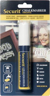 Krijtstift Securit SMA-720 blok wit 7-15mm blister