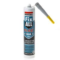Soudal Fix - All Flexi | Lijm- en voegkit | Grijs | 290 ml - 105030 - thumbnail