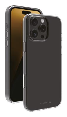 Vivanco SUPER SLIM Backcover Apple iPhone 16 Pro Max Transparant Inductieve lading, Zanddicht, Spatwaterdicht, Stofdicht Vivanco SUPER SLIM Backcover Apple iPhone 16 Pro Max Transparant Inductieve lading, Zanddicht, Spatwaterdicht, Stofdicht