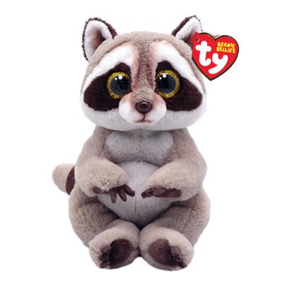 Ty Beanie babies bellies petey raccoon, 15cm