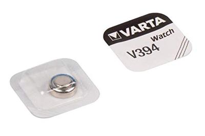 Varta – V394 – batterij niet oplaadbaar (zilver, knop/hoek, 1,55 V, 56 mAh, roestvrij staal, 3,6 mm)
