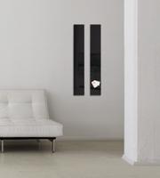 Sigel SI-GL100 Glasmagneetbord Artverum 120x780x15mm Zwart - thumbnail