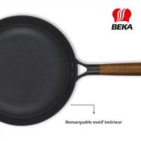 BEKA MANDALA koekenpan met houten steel 20 cm zwart - thumbnail