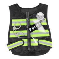 Politieset met Knuppel & Handboeien, 4dlg. - thumbnail
