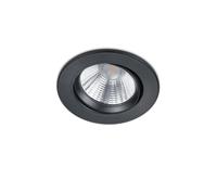 Trio Led inbouwspotPamir Round 5,5w - 3000K - 8,5cm zwart - 650510132 - thumbnail