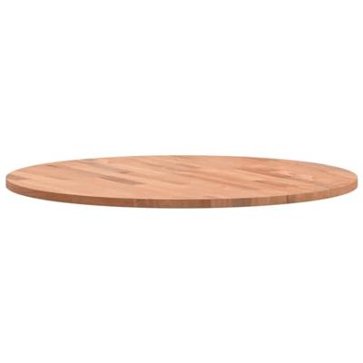 Tafelblad rond 60x1,5 cm massief beukenhout