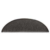 Trapmatten zelfklevend 15 st sisal-look 56x20 cm antracietkleur - thumbnail