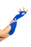 Vingerloze handschoenen blauw - thumbnail