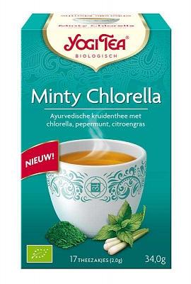 Yogi Tea Minty chlorella bio 17 Zakjes
