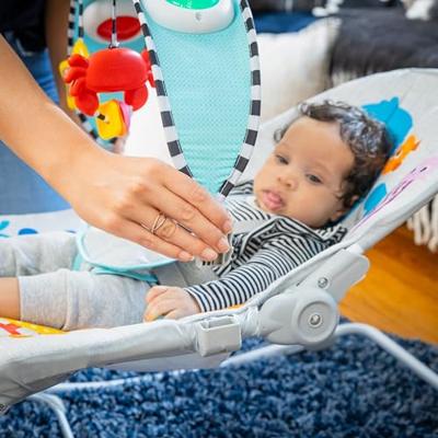 Schommelligstoel - BABY EINSTEIN - Ocean Explorers Kick to It Opus Musical Infant to Toddler Rocker - Kinderen van 0 tot 30 maanden