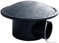 Bodemafvoer 110 mm met beluchter - thumbnail