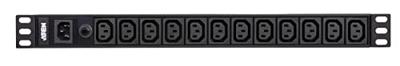 ATEN PE0112G-AT-G 19 inch Stekkerdoos voor patchkast Zwart