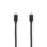 Nedis CCGB37504BK20 Mini-displayport - Mini-displayport-kabel Mini-displayport Male - Mini-displayport Male 2,0 M Zwart - thumbnail