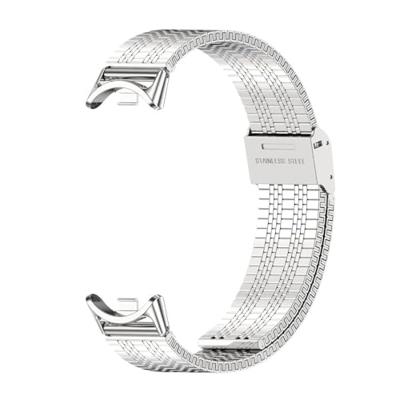 Stalen RVS band - Zilver - Xiaomi Smart Band 8 / 9 / 10