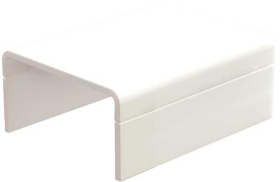 Eindstuk wit platte buis 25X13 Systeem platte buis