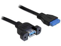 DeLOCK USB 3.0 Pinheader naar 1x USB 3.0 A Socket - thumbnail