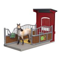 schleich FARM WORLD ponybox met mustangmerrie 42724 - thumbnail