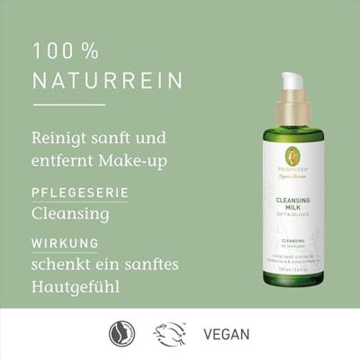 Primavera Cleansing milk soft & delicate 100 Milliliter