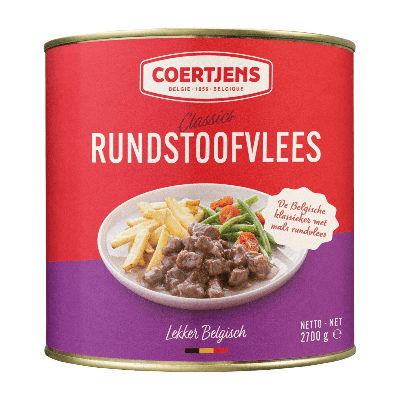 Coertjens runderstoofvlees 35% (2.7 kg)