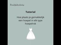 Bianco Evento H2-160 Hoepelrok | Maat: XXL - thumbnail