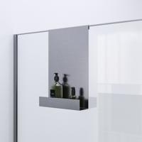 Brauer doucherek - 25x40cm - RVS geborsteld 5-NG-228 - thumbnail