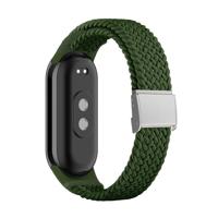 By Qubix - Braided nylon bandje - Groen - Compatible met Xiaomi Smart Band 8 & 9 - Compatible Xiaomi bandje - thumbnail