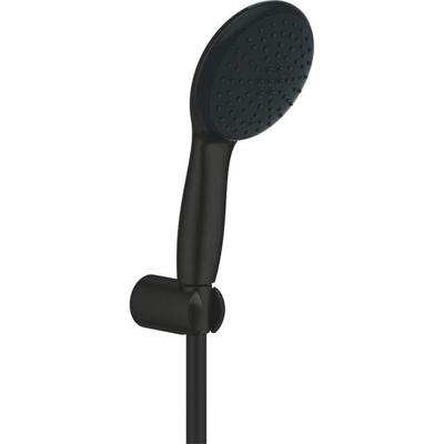 Grohe QuickFix Vitalio Start 110 badset met 2 straalsoorten mat zwart