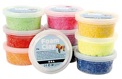 Creativ Company Foam klei - basiskleuren, 10x35gr - thumbnail