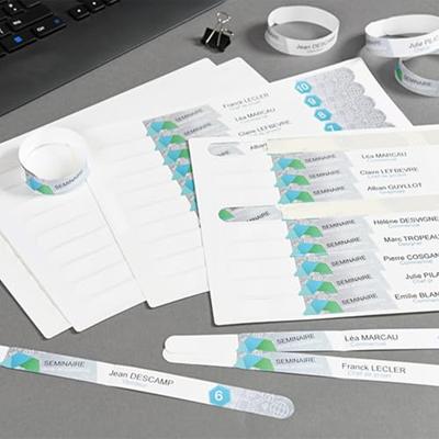 Avery bedrukbare polsbandjes, ft 18 x 265 mm, wit, pak van 50 etiketten