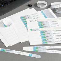 Avery bedrukbare polsbandjes, ft 18 x 265 mm, wit, pak van 50 etiketten - thumbnail