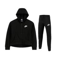 Nike NSW Club Fleece Trainingspak Girls Zwart - Maat 128 - Kleur: Zwart | Soccerfanshop - thumbnail