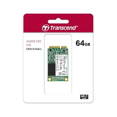 Transcend 64 GB mSATA SSD harde schijf SATA 6 Gb/s Retail TS64GMSA370S