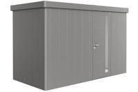 Biohort Neo 1D metalen tuinhuis enkele deur kwartsgrijs 348x180 cm- Plat dak- Metaal- Biohort - thumbnail