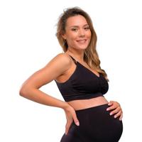 Naadloze borstvoedings- & zwangerschapsbeha GelWire® CARRIWELL zwart - thumbnail