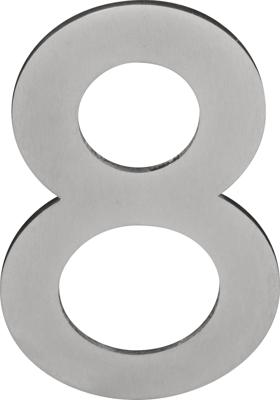Formani Square LSQHN150 huisnummer - mat RVS