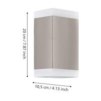 Eglo Design wandlampCarpinera rvs - 75545 - thumbnail