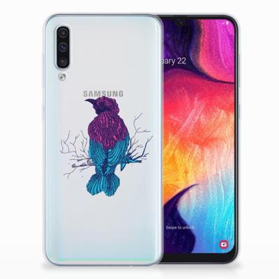 Samsung Galaxy A50 Telefoonhoesje met Naam Merel Samsung Galaxy A50 Telefoonhoesje met Naam Merel