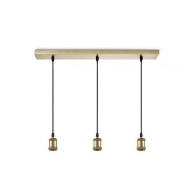 Light depot - hanglamp pendel Vintage 3L Beam - brons - Outlet Light depot - hanglamp pendel Vintage 3L Beam - brons - Outlet